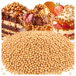 Posypka na tort lody 500g chrupki ryżowe w czekoladzie słony karmel kulki na babeczki