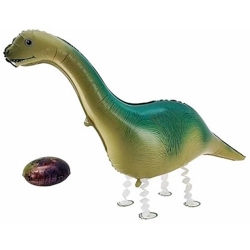 Balon Foliowy Chodzący Dinozaur Jajo Party Urodziny Dekoracja 55x111cm