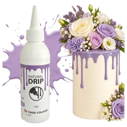 Polewa czekoladowa 100ml fioletowy drip do tortu monoporcji sos do dekoracji