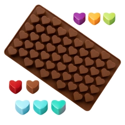 Forma silikonowa do czekolady na żelki serca serduszka praliny walentynki