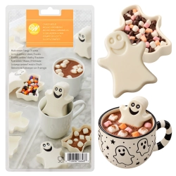 Forma do czekolady duch halloween bomba czekoladowa duszki Wilton