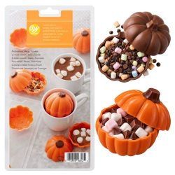 Forma do czekolady dynia halloween bomba czekoladowa dynie Wilton
