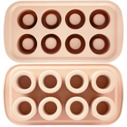 Forma silikonowa do monoporcji foremka do pieczenia wysokie desery do shotów 8 gniazd