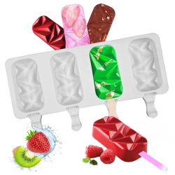 Forma silikonowa do lizaków cake pops lodów monoporcji lizaków 4szt