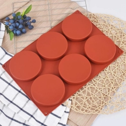Forma silikonowa do monoporcji 10cm okrągła koło na chrupki żelki praliny