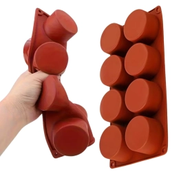 Forma silikonowa do monoporcji 5,5cm okrągła koło na chrupki żelki praliny