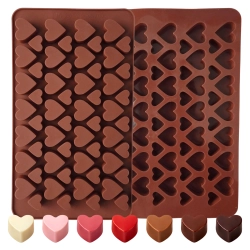 Forma silikonowa do czekolady na żelki serca serduszka praliny walentynki