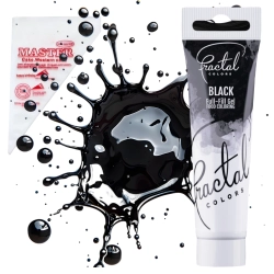 BARWNIK spożywczy w żelu CZARNY DO TORTU fractal black TUBKA 30g rękaw cukierniczy