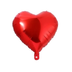Balon foliowy czerwone serce walentynki hel dekoracja