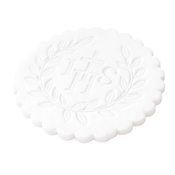 Figurka na tort krzyż cukrowy biały krzyżyk ozdoby dekoracje komunijne chrzest