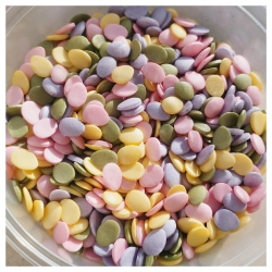 Posypka ozdoby na tort 40g jajeczka cukrowe perłowe dekoracje świąteczne Wielkanoc