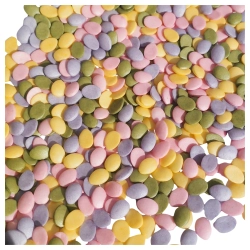 Posypka ozdoby na tort 40g jajeczka cukrowe perłowe dekoracje świąteczne Wielkanoc