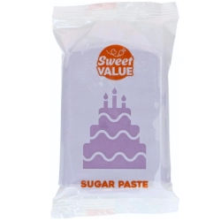 Masa cukrowa 200g Sweet VALUE lukier plastyczny fioletowy do dekoracji tortu ciast