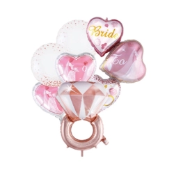 Balony foliowe wieczór panieński bride to be pierścień