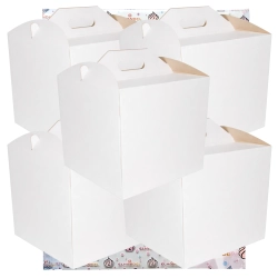 Pudełko na ciasto chrzest wesele karton na tort opakowanie 30,5x30,5x15cm 5 sztuk
