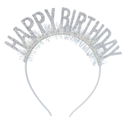 Opaska srebrna happy birthday
