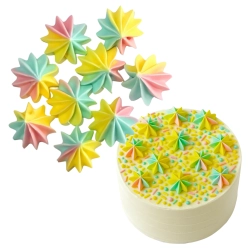 Posypka na tort bezy beziki dekoracja kolor mix 9x