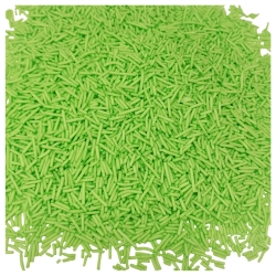 Posypka cukrowa na tort pałeczki zielone ozdoby na tort lody babeczki 1kg