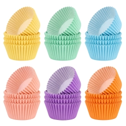Papilotki do muffinek mini 100szt foremki papierowe do cake pops kolorowe