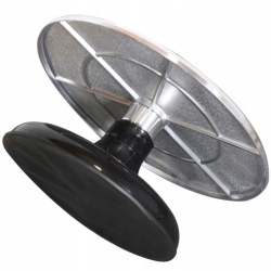 Patera obrotowa dekorator do tortu ciasta aluminiowa 25 cm dekoracje urodzinowe stabilna