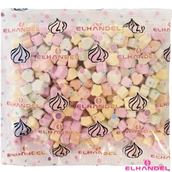 Posypka cukrowa mini pianki marshmallows chrupiące kolorowe na babeczki