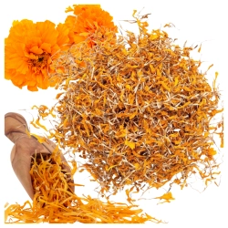 Kwiaty jadalne nagietek ozdoby na tort płatki nagietka suszone urodziny 10g