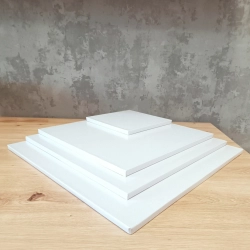 Podkład pod tort 45x45cm gruby biały podkładka pod tort trwały sztywny