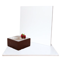 Podkład pod tort 36x36cm gruby biały podkładka pod tort trwały sztywny