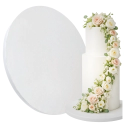 Podkład pod tort 36 cm gruby biały podkładka pod tort trwały sztywny duży