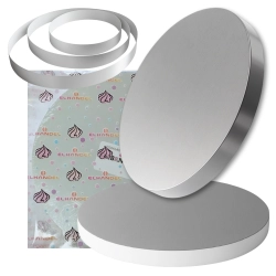 Podkład pod tort styrodur srebrny gruby 30cm