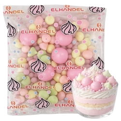 Posypka cukrowa na tort beziki kolorowe kule czekoladowe 45g dekoracje urodzinowe