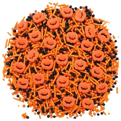Posypka na tort 500g dynia pałeczki maczek halloween dekoracje cukrowe na babeczki