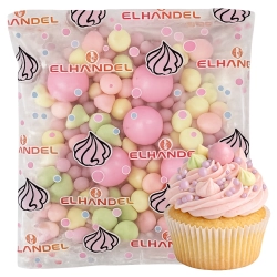 Posypka cukrowa na tort beziki kolorowe kule czekoladowe 45g dekoracje urodzinowe