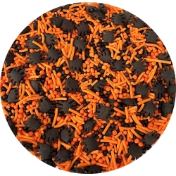 Posypka na tort pająki halloween dekoracje cukrowe na babeczki 50g