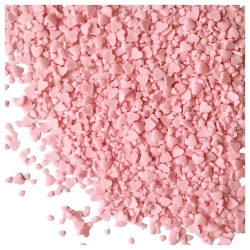 Posypka cukrowa na tort serce serduszka na walentynki różowe mix 50g