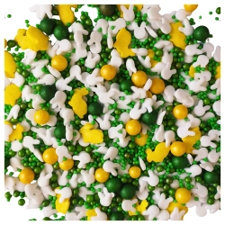 Posypka na tort 50g królik cukrowy zając perełki mix dekoracje świąteczne Wielkanoc