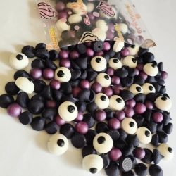 Posypka cukrowa na tort halloween beziki perełki oczy 50g