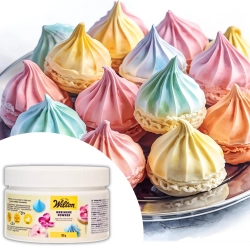 Proszek bezowy zamiennik białka jaja kurzego do bez lukru makaroników 120g