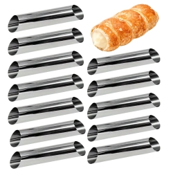 Foremki do rurek cannoli forma rurki do kremu ciastek 12,5 cm 12 szt