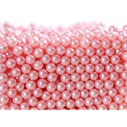 Posypka cukrowa perełki różowe miękkie 4 mm 25 g