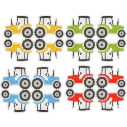 Serwetki papierowe 12 sztuk farma traktor dekoracje urodzinowe ozdoby na stół
