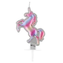 Świeczka urodziny na tort jednorożec unicorn