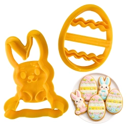 Foremki do pierników ciastek wykrawacz foremka jajko zajączek święta Wielkanoc 2 sztuki