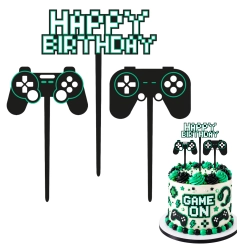 Topper na tort HAPPY BIRTHDAY game on ozdoby dekoracje urodzinowe