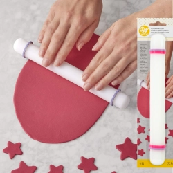 Wałek do ciasta cukierniczy do dekoracji masy cukrowej lukru 23cm Wilton