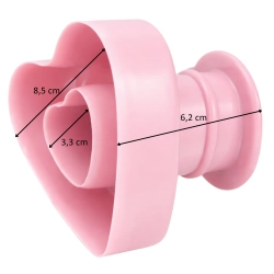 Wykrawacz foremka do pączków donaty kształt serca walentynki