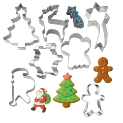Foremki wykrawacze do ciastek pierniki gwiazdka aniołek mikołaj choinka 7 szt