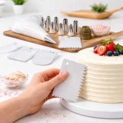 Tylki cukiernicze do kremu 19 sztuk ozdoby na tort adapter szpatułki rękaw cukierniczy