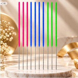 Zimne ognie 10 sztuk sparkles kolorowe neonowe dekoracje urodzinowe sylwester party