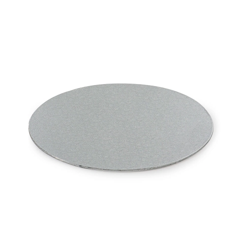 Podkład pod tort okrągły 30 cm srebrny podkładka pod ciasto trwały sztywny